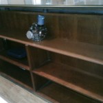 Old Bookcase Becomes Built-in Bar