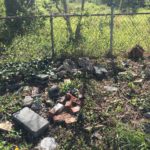 dump of old broken concrete